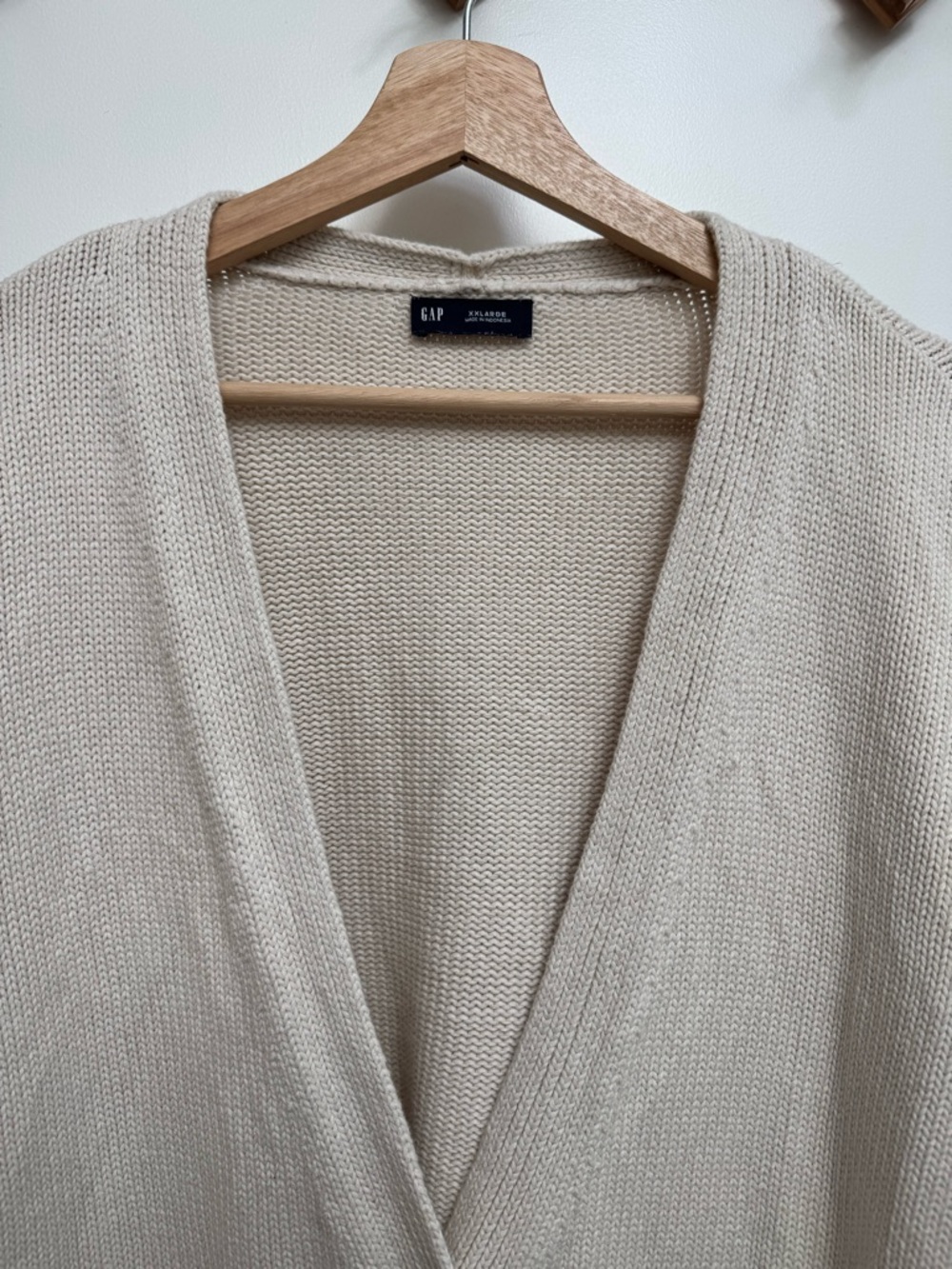 Gap Pocket Button Front Wide Sleeve Cardigan Women’s XXL Cotton Layer - Picture 3 of 13